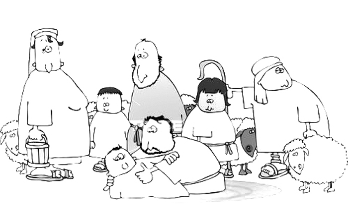 Battesimo, Disegni per bambini da colorare